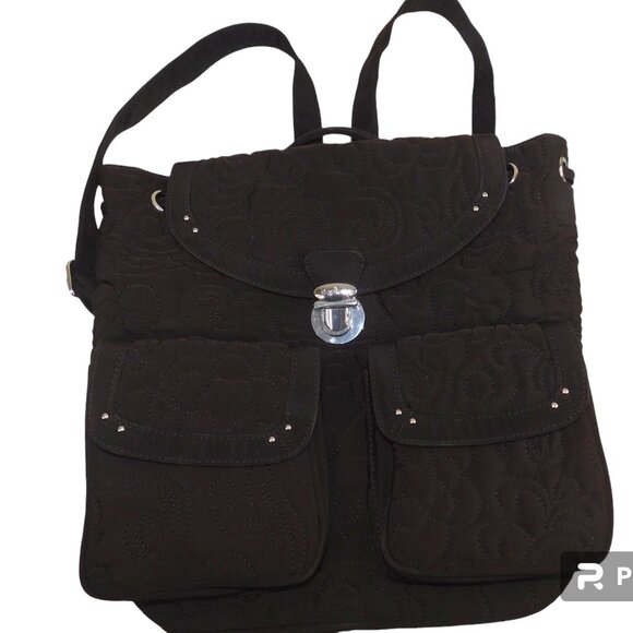 Vera Bradley Quilted Chocolate Brown Backpack main image 13